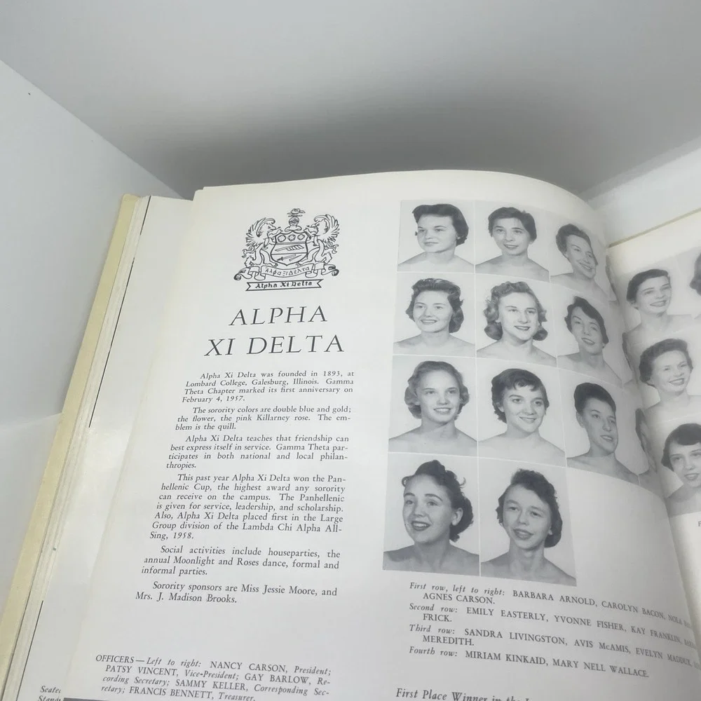 Yearbook Annual East Tennessee‎ State College Johnson City 1958 Buccaneer